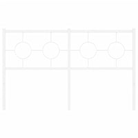 Testiera in Metallo Bianco 140 cm 376308