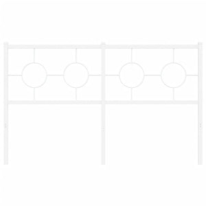 Testiera in Metallo Bianco 140 cm 376308