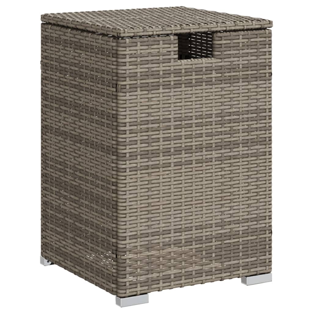 Tavolo Copri Serbatoio Propano Grigio 40x40x60 cm in Polyrattancod mxl 112642