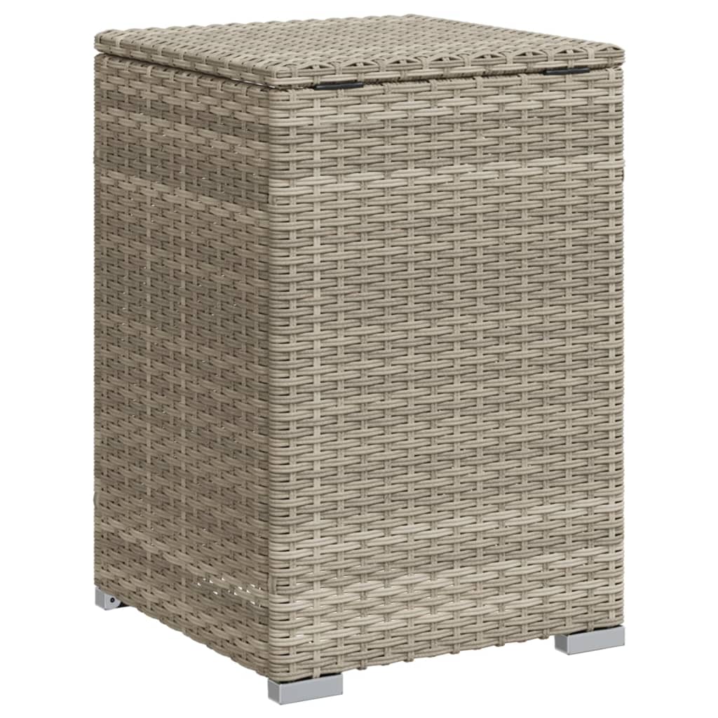 Tavolo Serbatoio Propano Grigio Chiaro 40x40x60 cm Polyrattan 366298