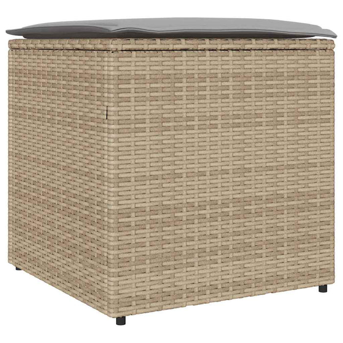 Scatola di Stoccaggio per Esterni  Beige Rattan Sintetico Media 365411