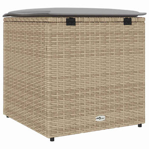 Scatola di Stoccaggio per Esterni  Beige Rattan Sintetico Media 365411