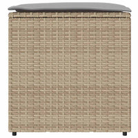 Scatola di Stoccaggio per Esterni  Beige Rattan Sintetico Media 365411