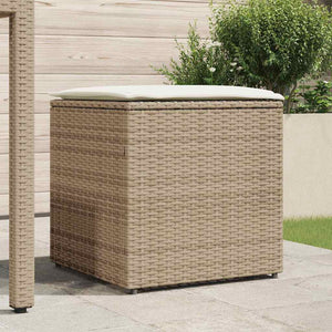Box Stoccaggio Beige e bianco crema 365412
