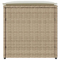 Box Stoccaggio Beige e bianco crema 365412