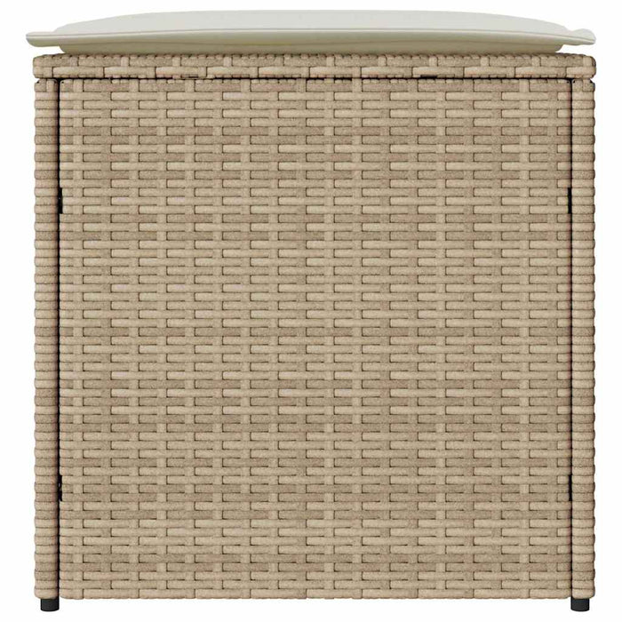 Box Stoccaggio Beige e bianco crema 365412