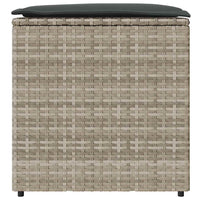 Scatola di Stoccaggio Esterna  Grigio chiaro e grigio scuro 365413