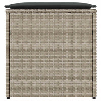 Scatola di Stoccaggio Esterna  Grigio chiaro e grigio scuro 365413