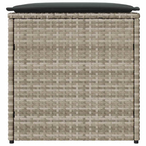 Scatola di Stoccaggio Esterna  Grigio chiaro e grigio scuro 365413