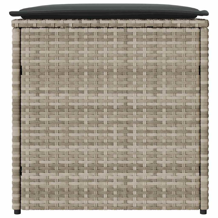 Scatola di Stoccaggio Esterna  Grigio chiaro e grigio scuro 365413