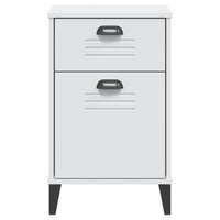 Comodino-Tavolino da notte VIKEN Bianco in Legno Multistrato 602170