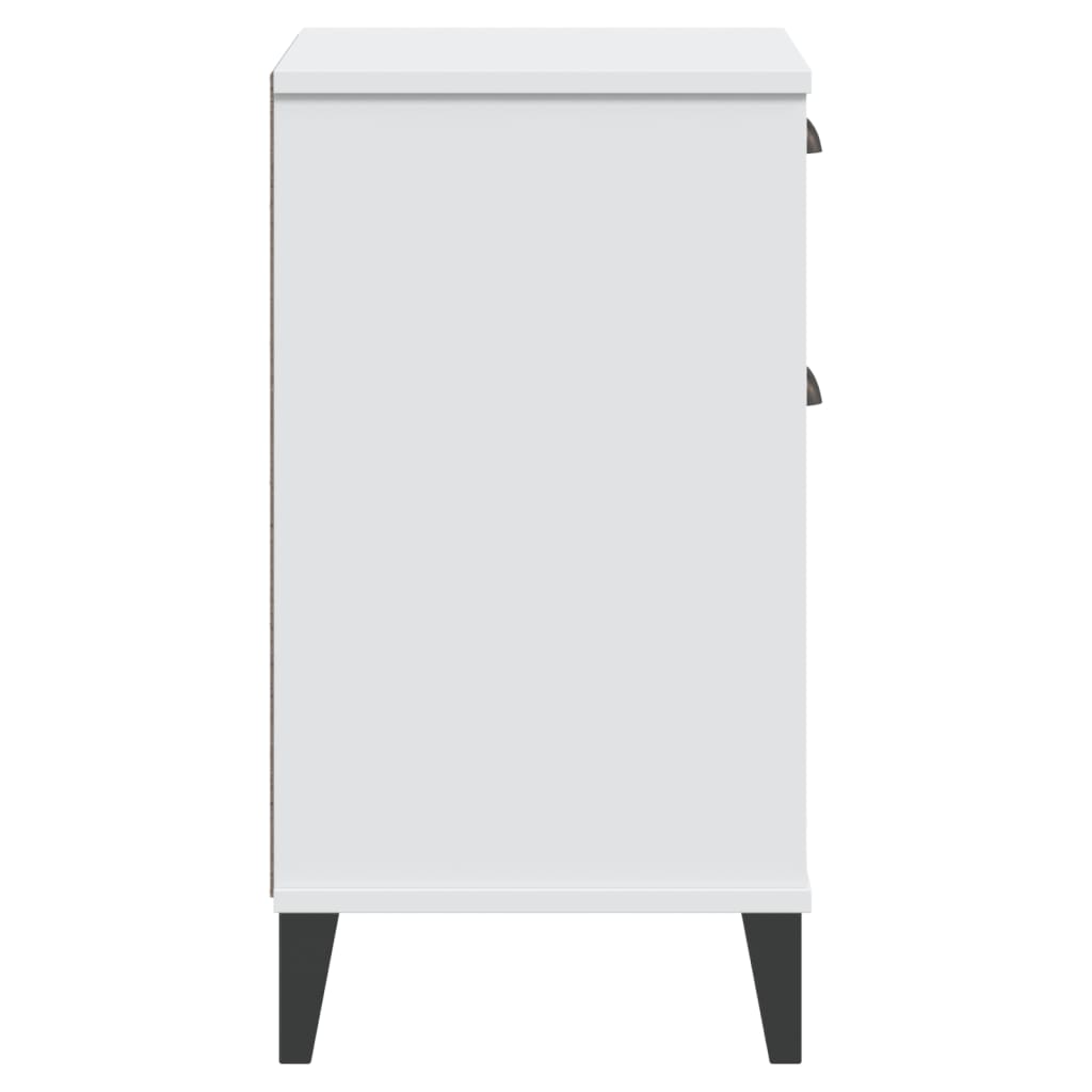 Comodino VIKEN Bianco in Legno Multistrato 374914