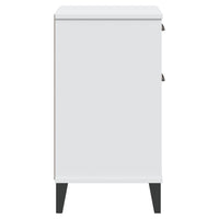 Comodino-Tavolino da notte VIKEN Bianco in Legno Multistrato 602170