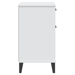 Comodino-Tavolino da notte VIKEN Bianco in Legno Multistrato 602170