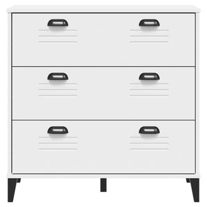 Cassettiera VIKEN Bianca in Legno Multistrato 374920