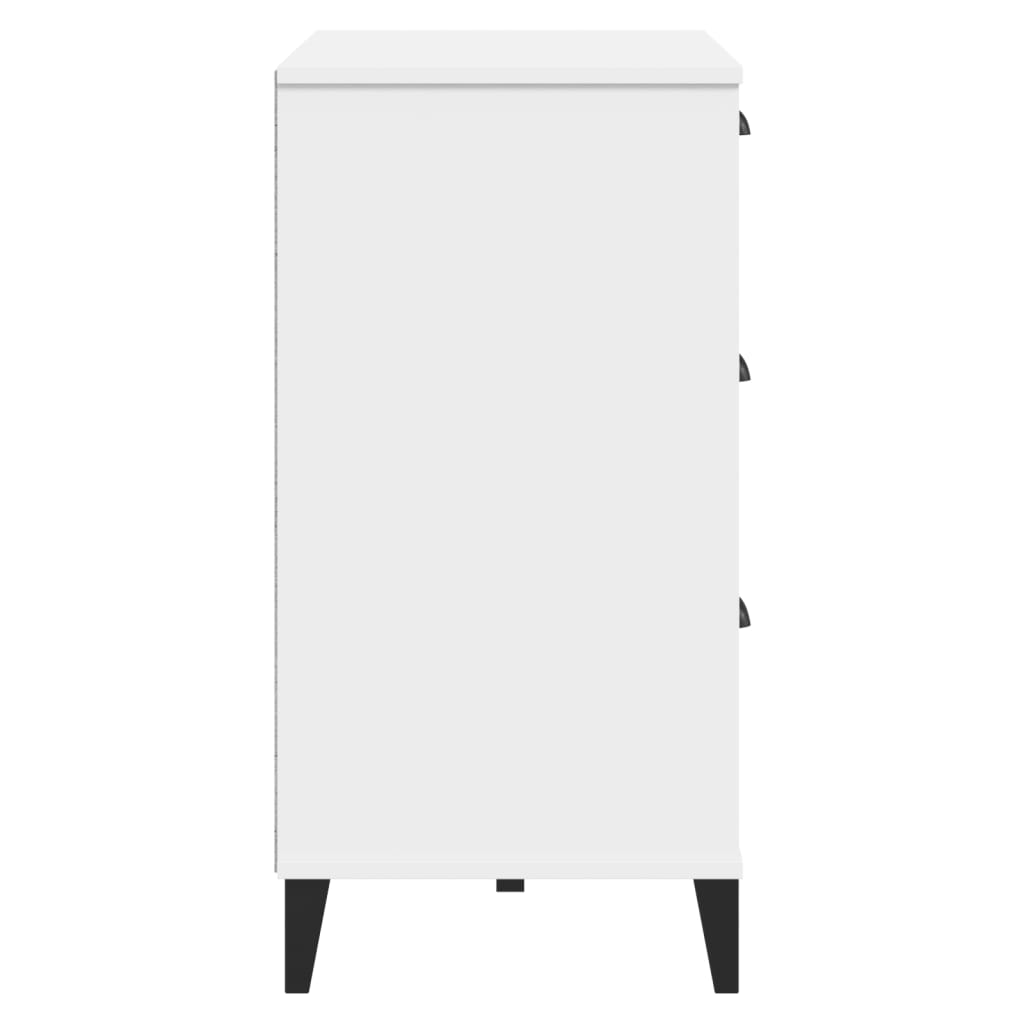 Cassettiera VIKEN Bianca in Legno Multistrato 374920