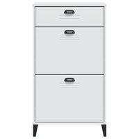 Scarpiera VIKEN Bianca in Legno Multistrato 374926