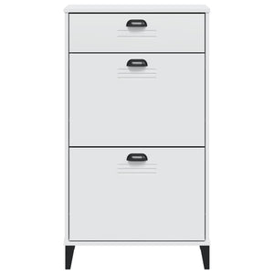 Scarpiera VIKEN Bianca in Legno Multistrato 374926