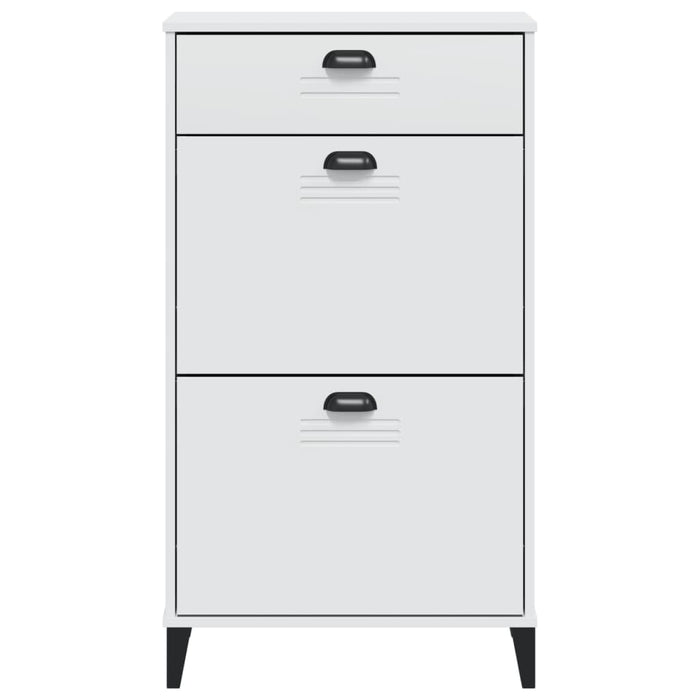 Scarpiera VIKEN Bianca in Legno Multistrato 374926