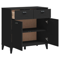 Credenza VIKEN Nera 80x40x80 cm in Legno Multistrato 374936