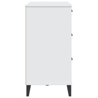 Credenza VIKEN Bianca 80x40x80 cm in Legno Multistrato 374938