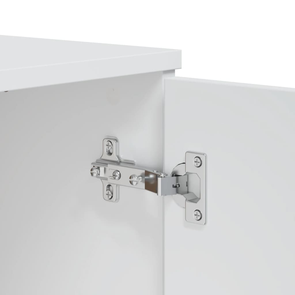 Credenza VIKEN Bianca 80x40x80 cm in Legno Multistrato 374938