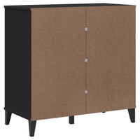 Credenza VIKEN Nera 80x40x80 cm in Legno Multistrato 374939