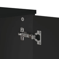 Credenza VIKEN Nera 80x40x80 cm in Legno Multistrato 374939