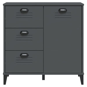 Credenza VIKEN Antracite 80x40x80 cm in Legno Multistrato 374940