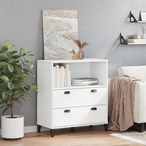 Libreria VIKEN Bianca 80x40x80 cm in Legno Multistrato 374944