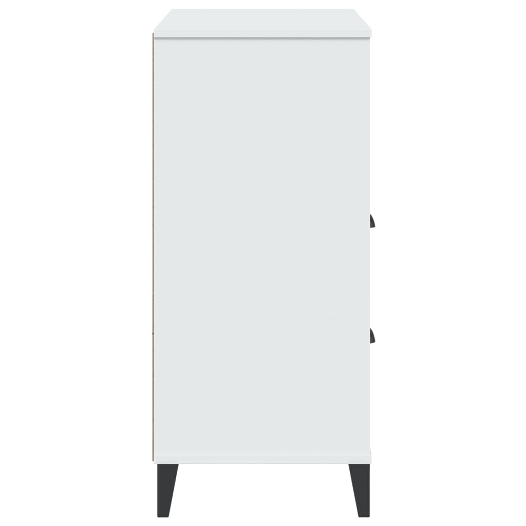 Libreria VIKEN Bianca 80x40x80 cm in Legno Multistrato 374944