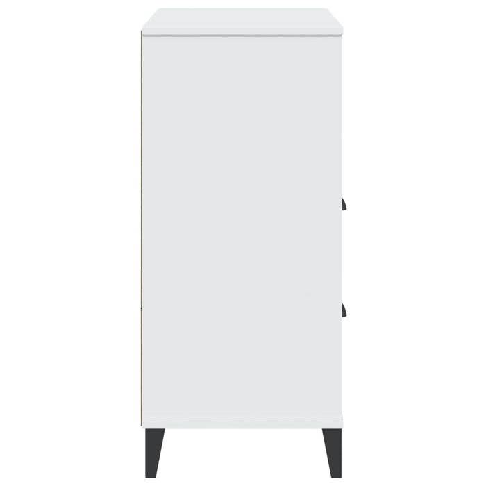 Libreria VIKEN Bianca 80x40x80 cm in Legno Multistrato 374944