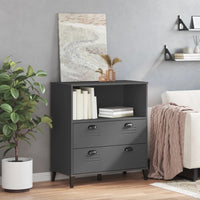 Libreria VIKEN Antracite 80x40x80 cm in Legno Multistrato 374946