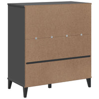 Libreria VIKEN Antracite 80x40x80 cm in Legno Multistrato 374946