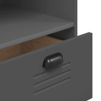 Libreria VIKEN Antracite 80x40x80 cm in Legno Multistrato 374946