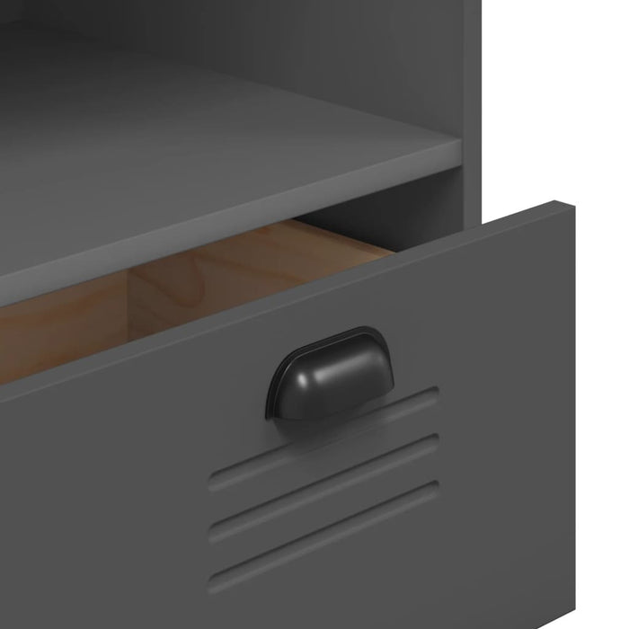 Libreria VIKEN Antracite 80x40x80 cm in Legno Multistrato 374946