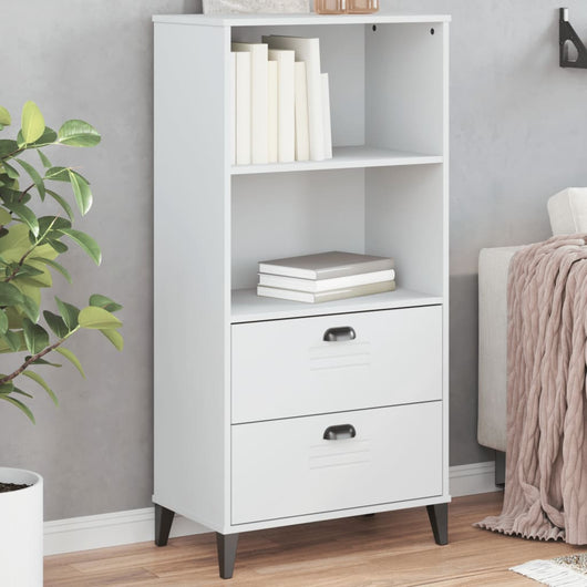 Libreria VIKEN Bianca 60x35x123 cm in Legno Multistrato 374947