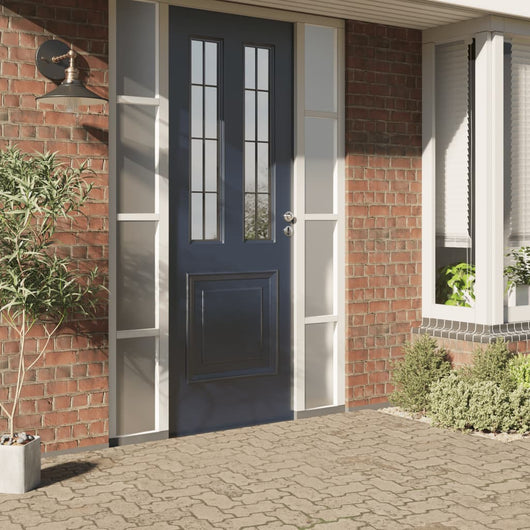 vidaXL Pellicola Statica Smerigliata Grigio 60x500 cm PVC