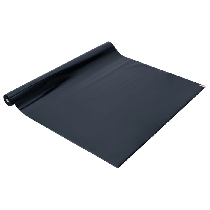 Pellicola Vetri Statica Smerigliata Nera 90x500 cm PVC 155835