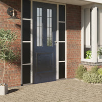 vidaXL Pellicola Vetri Statica Smerigliata Nera 90x2000 cm PVC