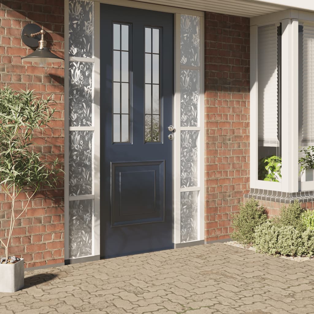 Pellicola per Finestra Smerigliata Motivo Fiore 60x500 cm PVC 155848