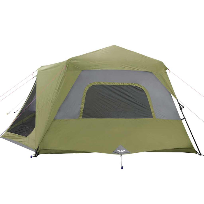 Tenda Campeggio 10 Persone Verde Rilascio Rapido Impermeabile 94290