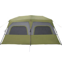 Tenda Campeggio 10 Persone Verde Rilascio Rapido Impermeabile 94290