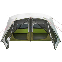 Tenda Famiglia con LED 10 Persone Verde Chiaro Rilascio Rapido 94302