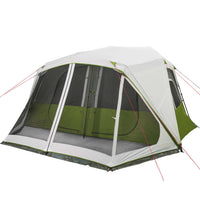 Tenda Famiglia con LED 10 Persone Verde Chiaro Rilascio Rapido 94302