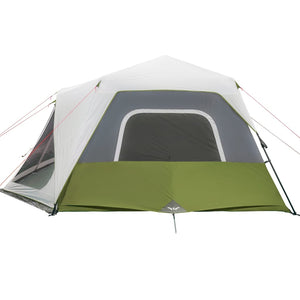 Tenda Famiglia con LED 10 Persone Verde Chiaro Rilascio Rapido 94302