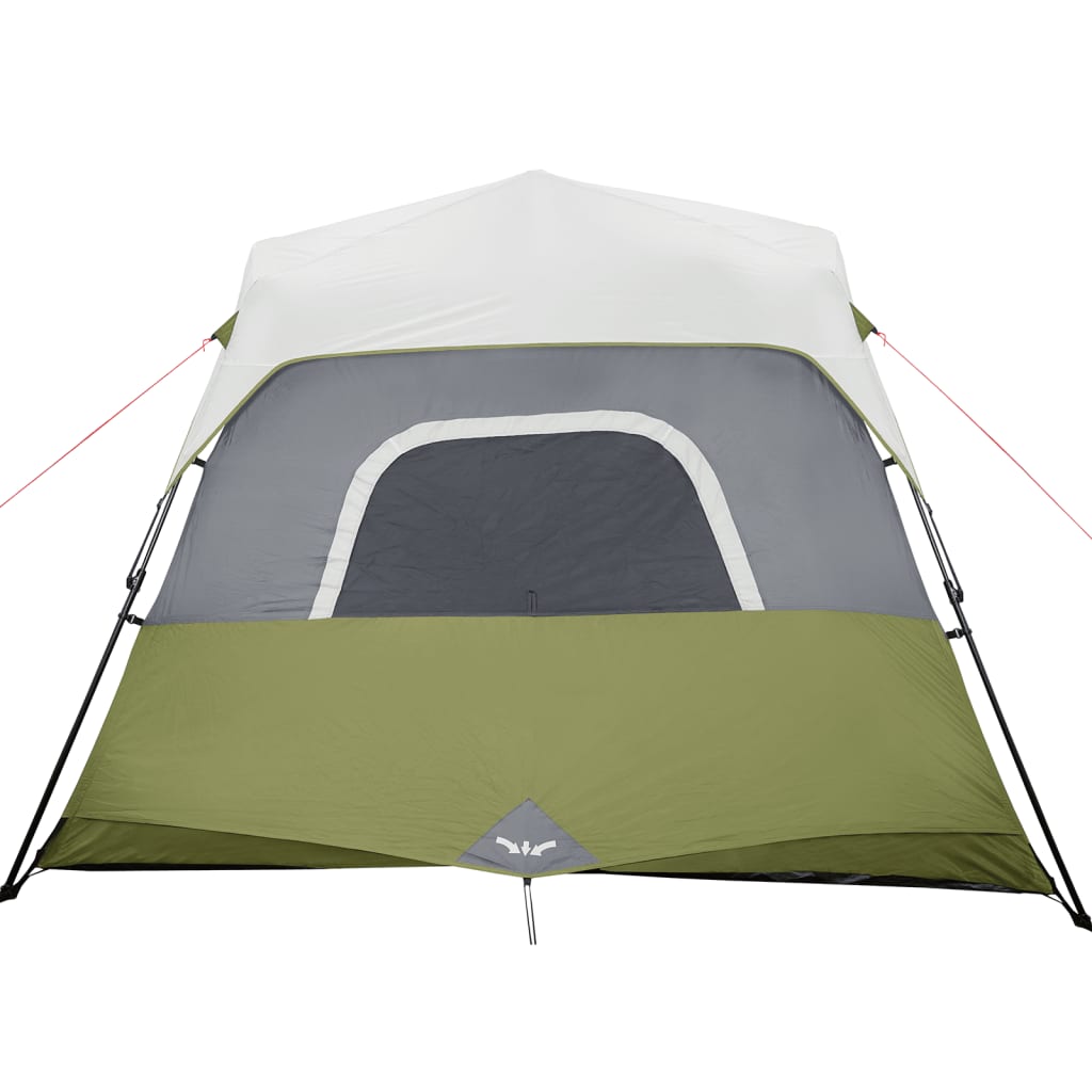 Tenda Famiglia con LED 6 Persone Verde Chiaro Rilascio Rapido 94308