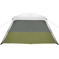 Tenda Famiglia con LED 6 Persone Verde Chiaro Rilascio Rapido 94308