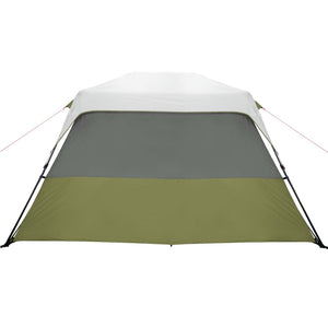 Tenda Famiglia con LED 6 Persone Verde Chiaro Rilascio Rapido 94308