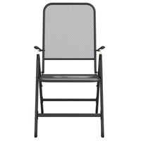 Set da Pranzo da Giardino 9pz Antracite in Rete Metallica 3211823